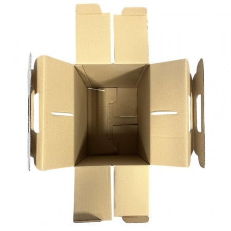 Cutie cadou design Craciun, rosie, 260x140x330 mm