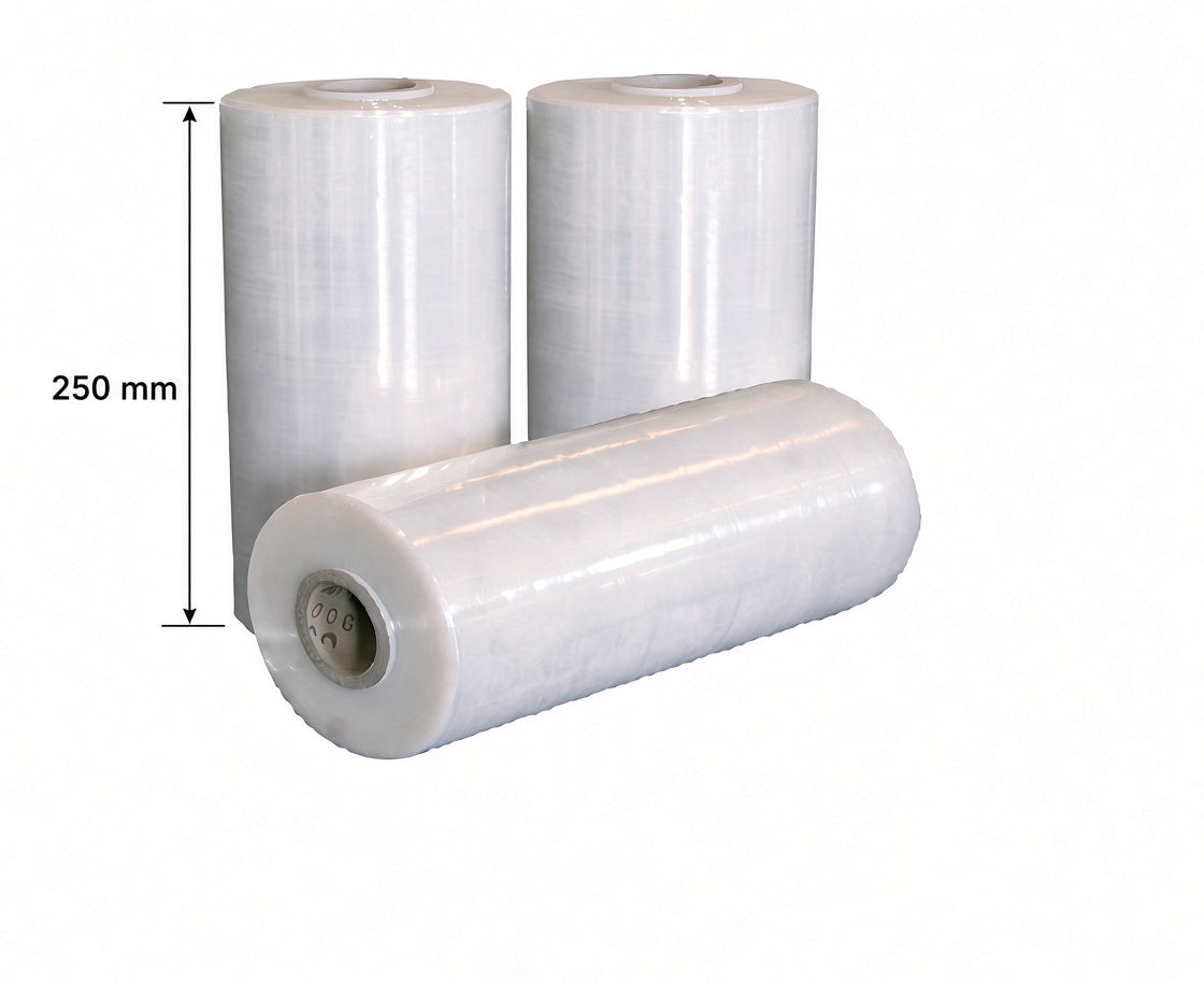 Folie stretch automat 250 mm, 23 my - rolă 8 kg