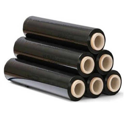 Folie stretch manual negru 23 my, 1,2 kg net