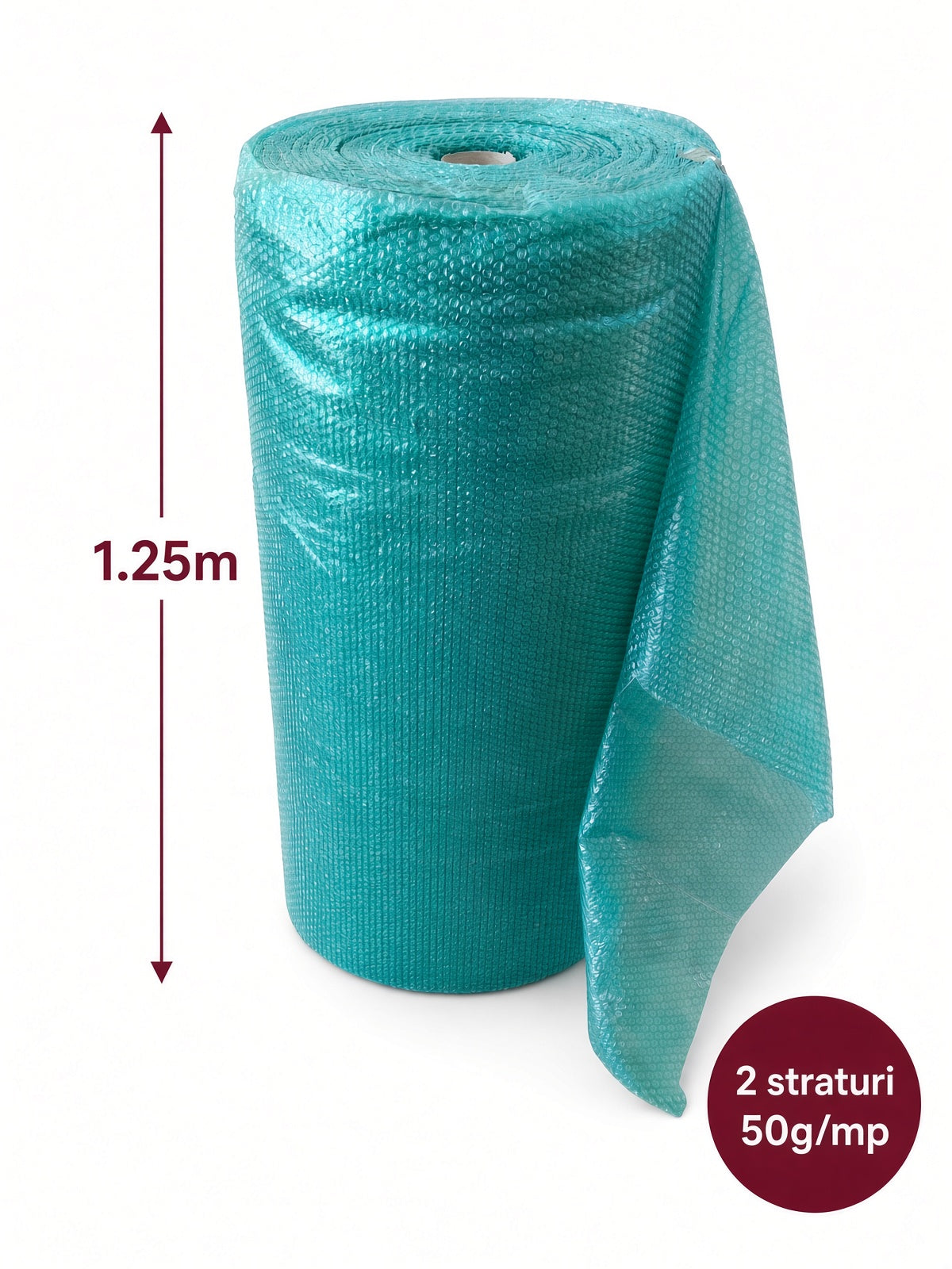 Folie cu bule Ocean Green 1 x 100 m