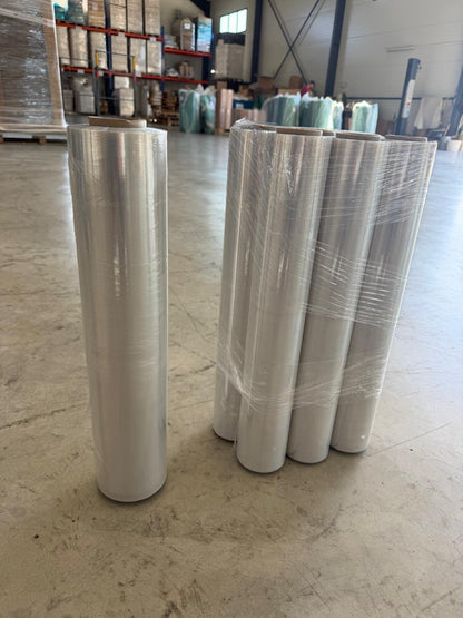 Folie stretch manual 23 my, 1,2 kg net - 25% reciclat