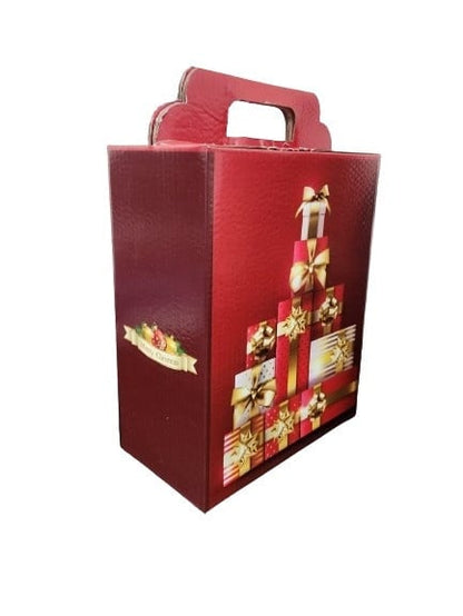 Cutie cadou Craciun, rosu, 280x200x350 mm